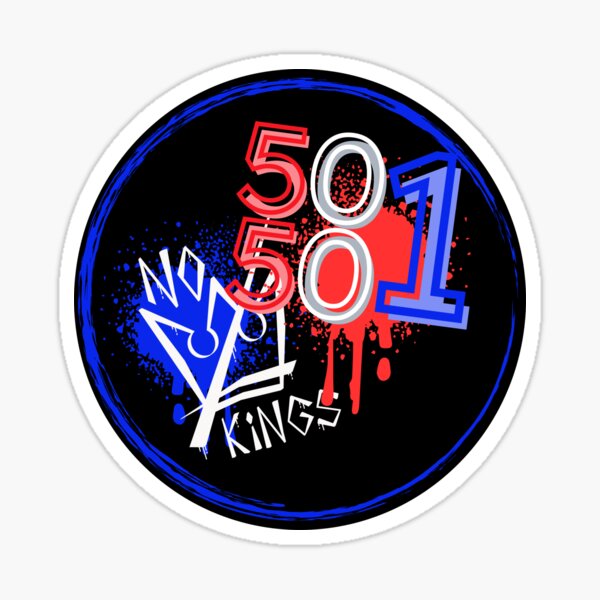 Vista previa del artículo con la obra «50501 Pegatina de graffiti "No Kings"», diseñado y vendido por Itsokbirdie.