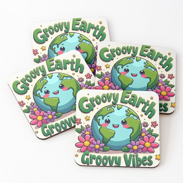 Item preview, Groovy Earth-cute Planet retro aesthetic designed and sold by wineesshop.
