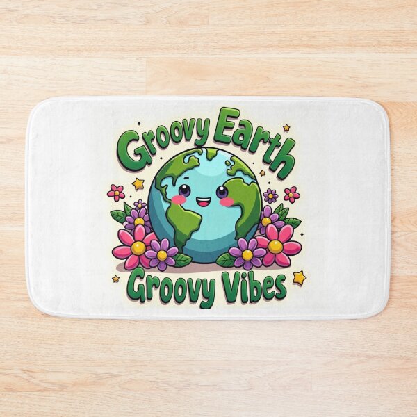 Item preview, Groovy Earth-cute Planet retro aesthetic designed and sold by wineesshop.