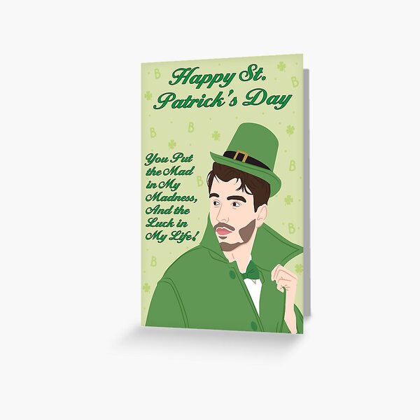Aperçu de l'œuvre Tu as mis la folie dans ma folie Le roi George Joyeuse Saint-Patrick Bridgerton Netflix créée et vendue par KamiTrendz.