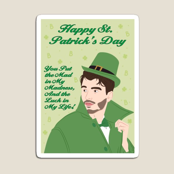 Aperçu de l'œuvre Tu as mis la folie dans ma folie Le roi George Joyeuse Saint-Patrick Bridgerton Netflix créée et vendue par KamiTrendz.