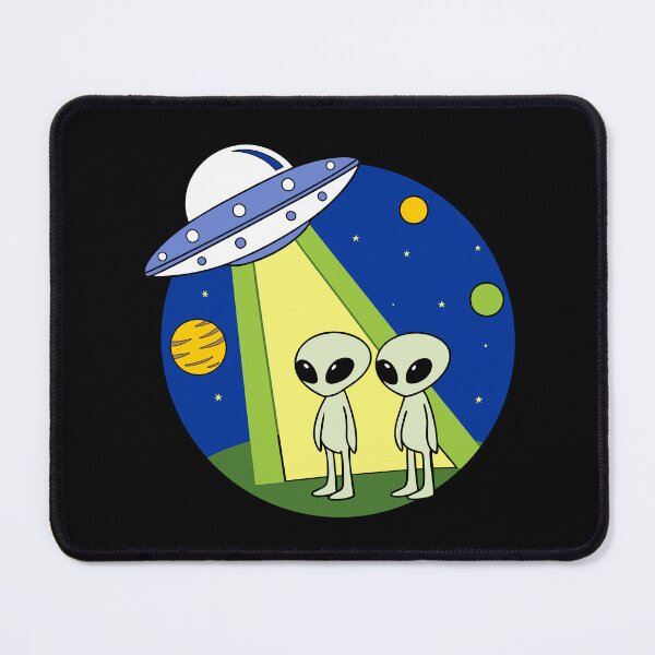 Item preview, Little Grey Aliens and UFO designed and sold by roswellboutique.