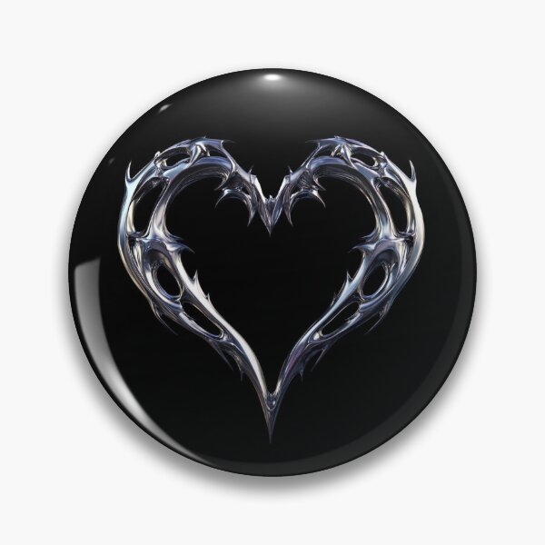 Item preview, Cyber Sigilism Metallic Heart Design designed and sold by cinlali.