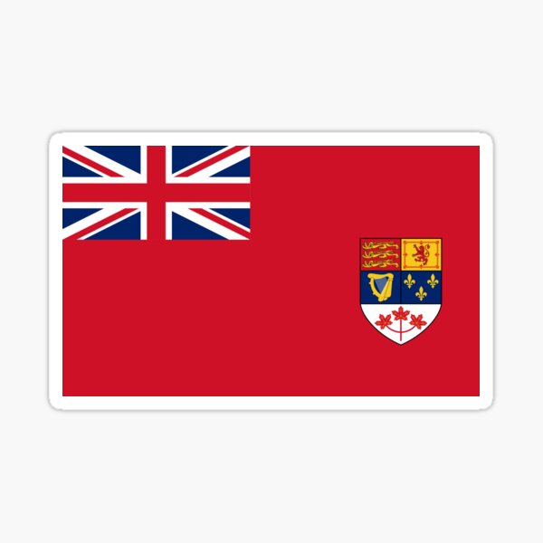 Vista previa del artículo con la obra «Bandera roja canadiense», diseñado y vendido por ColinNic.