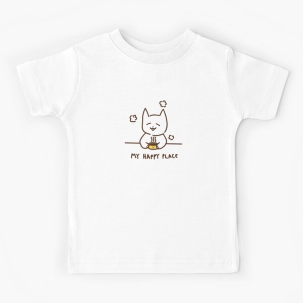Item preview, My Happy Place, cute cat coffee sticker designed and sold by enipop.