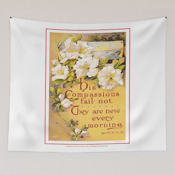 Item preview, His Compassions Fail Not designed and sold by Pictures With A Message.