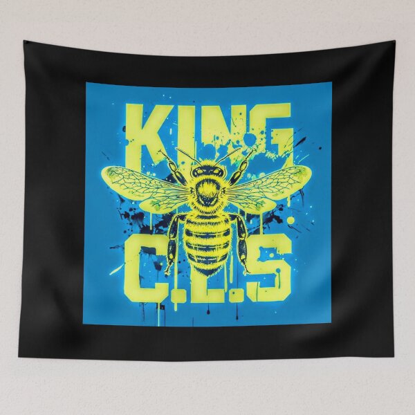Item preview, King C.L.S King Bee | True Sky Blue | Highlight Yellow| Black designed and sold by Kingcls.