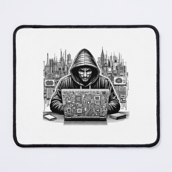 Item preview, Cyber Ghost Hacker Concealing Identity designed and sold by NTGUILTY.