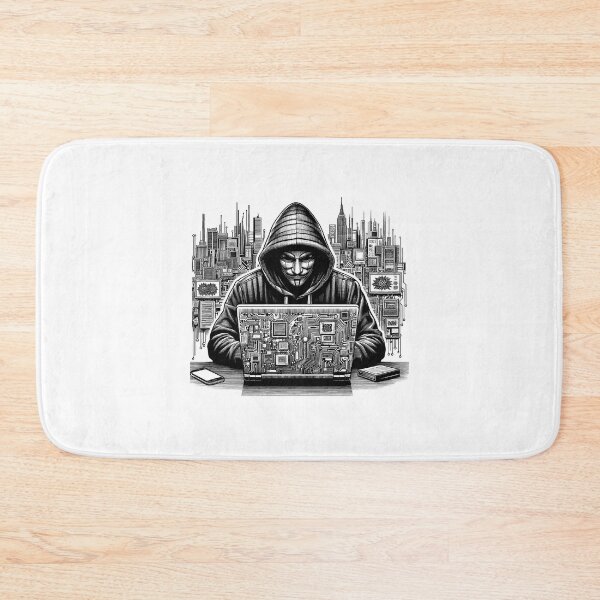 Item preview, Cyber Ghost Hacker Concealing Identity designed and sold by NTGUILTY.