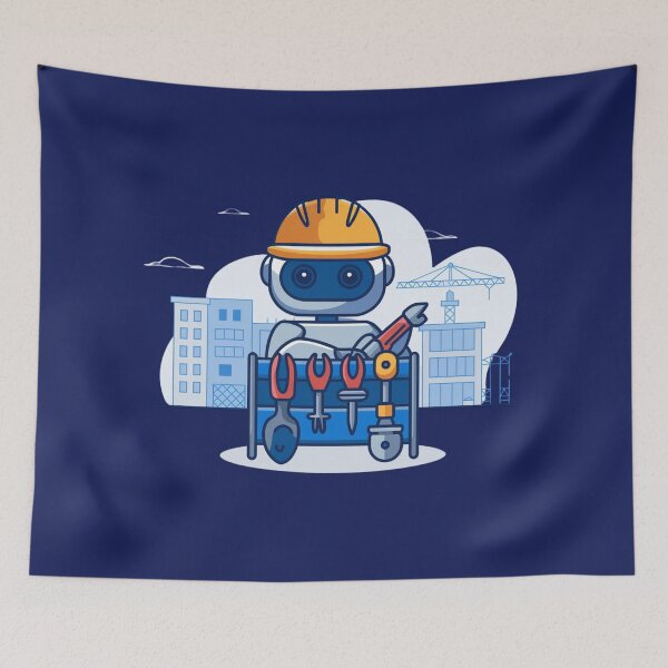 Item preview, The Construction Robot designed and sold by Ink And Inspire.