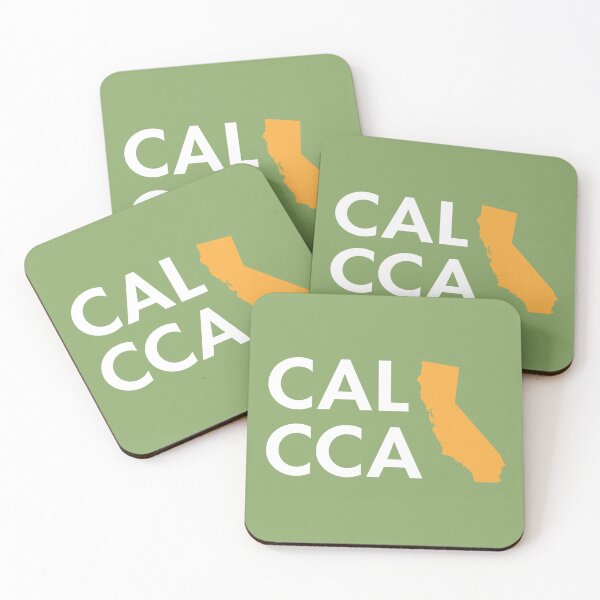 Item preview, Square Logo on Green designed and sold by CalCCA.
