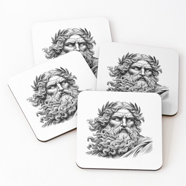 Item preview, Portrait of Zeus, Ruler of Mount Olympus designed and sold by NTGUILTY.