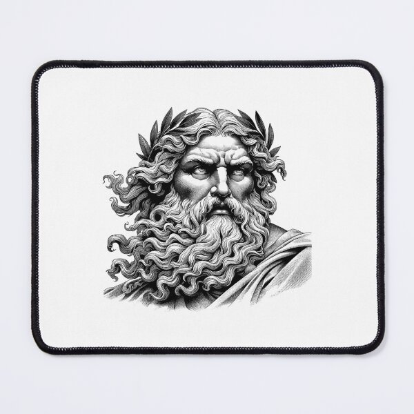 Item preview, Portrait of Zeus, Ruler of Mount Olympus designed and sold by NTGUILTY.