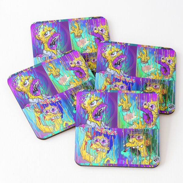 Item preview, Heady Simpsons Fan Art Character Collage  designed and sold by FestDrip.