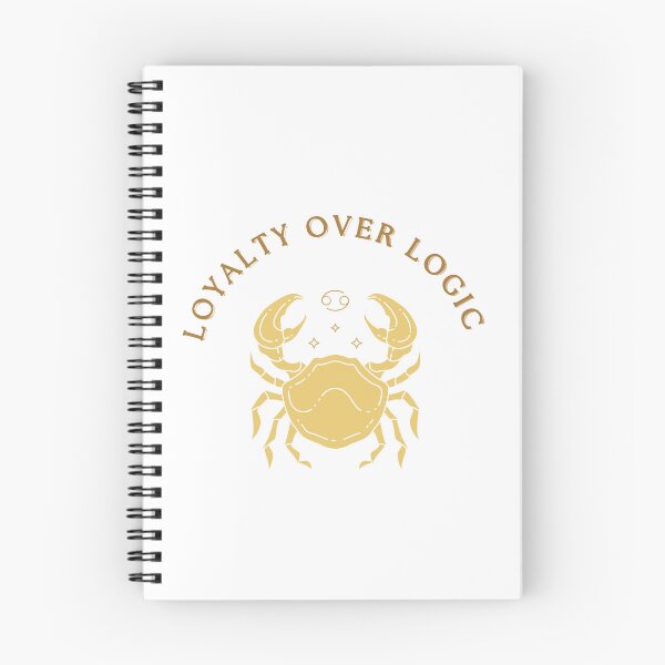 Item preview, Loyalty Over Logic – Cancer Zodiac Sign Astrology Crab Design designed and sold by Alwayseddie.