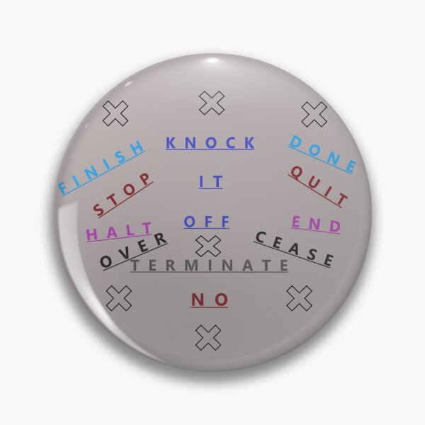 Item preview, Knock It Off designed and sold by DesignsByMuriel.