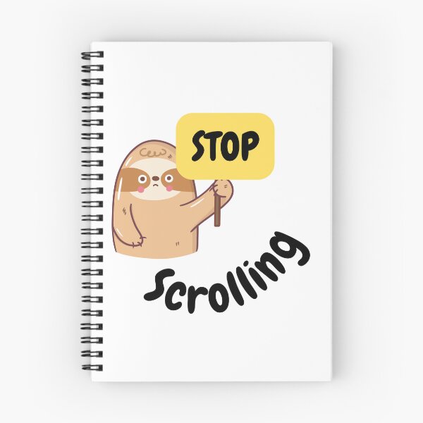 Item preview, Stop scrolling cute Sloth  designed and sold by ClickATee Store .