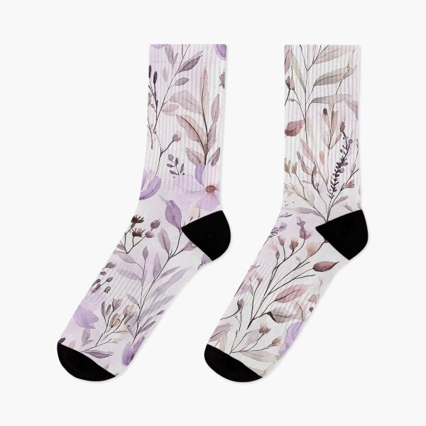 Item preview, Watercolor Purple Floral designed and sold by WinfinityStudio.
