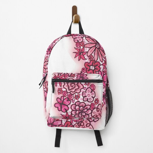 Item preview, Breast Cancer Awareness Floral Pink Ribbon with Heart designed and sold by PinkWinkDesigns.