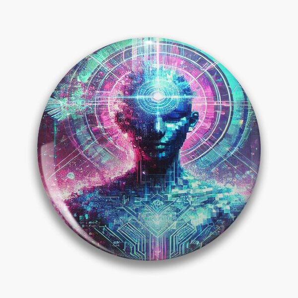 Item preview, Glitch Cyberpunk Chaos – Futuristic Digital Art designed and sold by ArtsyEcho.