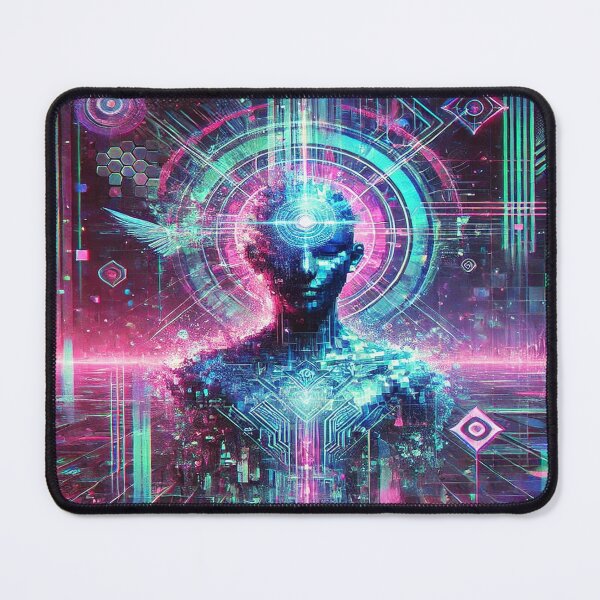 Item preview, Glitch Cyberpunk Chaos – Futuristic Digital Art designed and sold by ArtsyEcho.