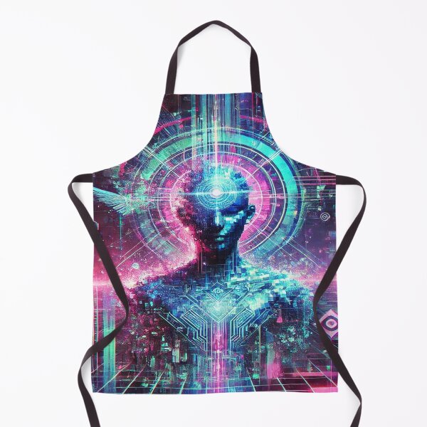 Item preview, Glitch Cyberpunk Chaos – Futuristic Digital Art designed and sold by ArtsyEcho.