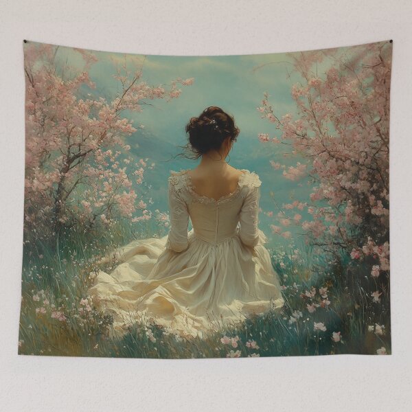 Item preview, Contemplation: Edwardian Lady designed and sold by MedusaPrintArt.