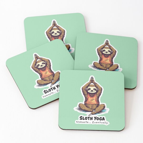 Item preview, SLOTH YOGA Nameste ... Eventually. designed and sold by FoxWink Inc.