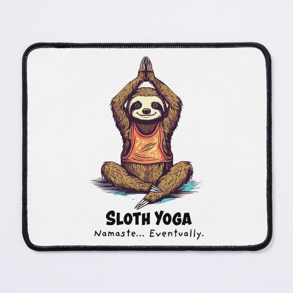 Item preview, SLOTH YOGA Nameste ... Eventually. designed and sold by FoxWink Inc.