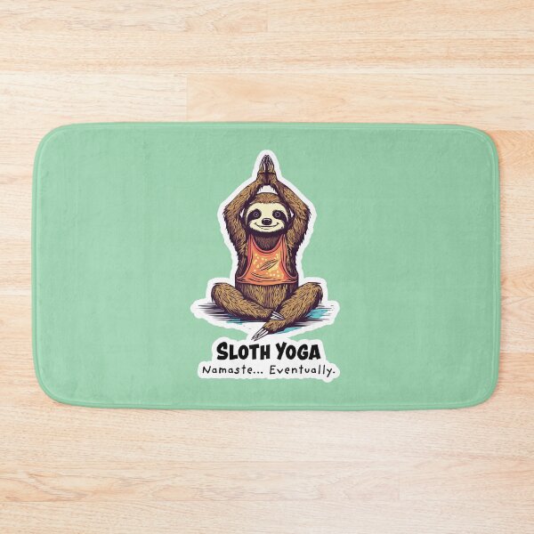 Item preview, SLOTH YOGA Nameste ... Eventually. designed and sold by FoxWink Inc.