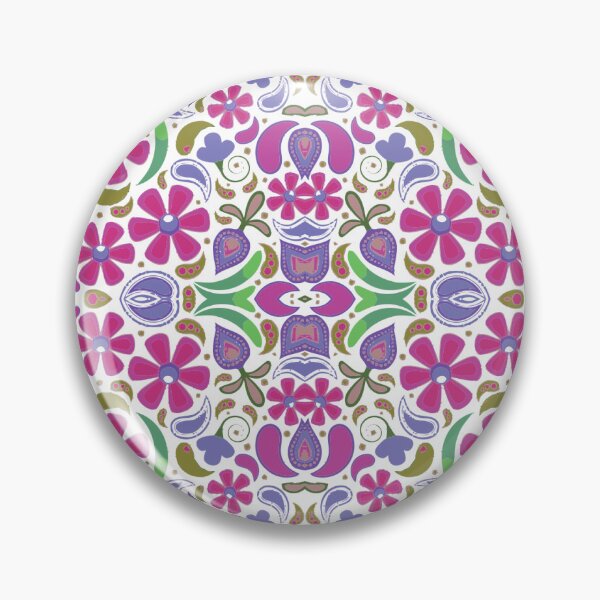 Artikelvorschau, Retro-Paisley-Blumenmuster entworfen und verkauft von Zeph1.