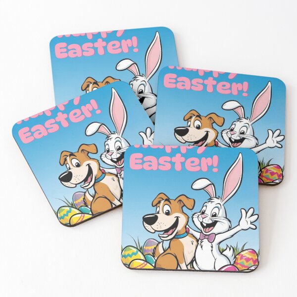 Item preview, Happy Easter Cartoon designed and sold by FunPetPortraits.