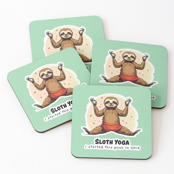 Item preview, SLOTH YOGA I started this pose in 2019 designed and sold by FoxWink Inc.