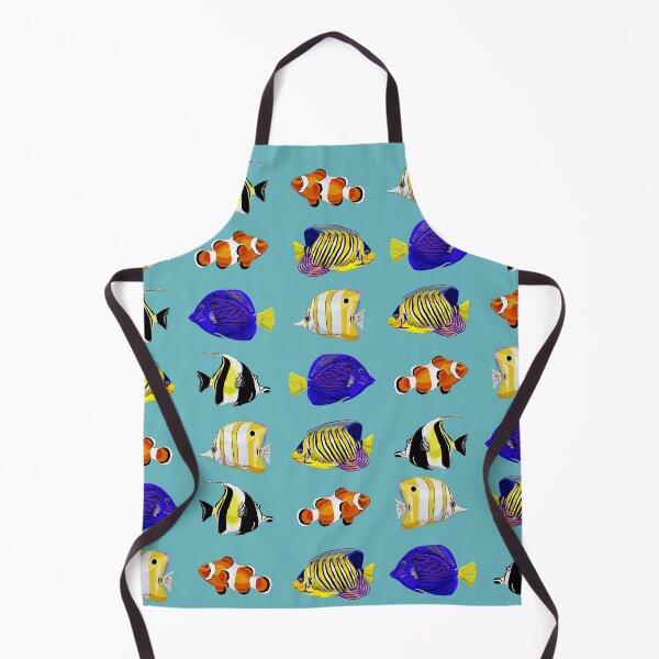 Item preview, Colorful Tropical Fish Nautical Art designed and sold by Phat Dog Designs .