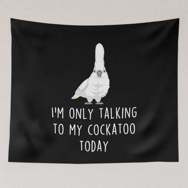 Item preview, Umbrella Cockatoo Parrot Talking To designed and sold by Clara Hollins.