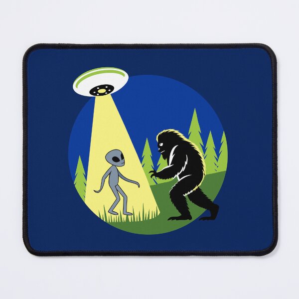 Item preview, Alien Bigfoot and UFO designed and sold by roswellboutique.