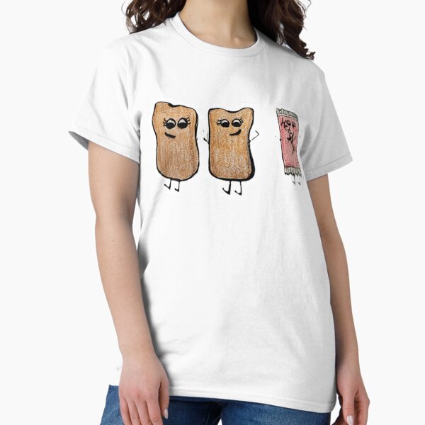 Item preview, Chicken nuggets with a ketchup packet cartoon designed and sold by Raineylanes.