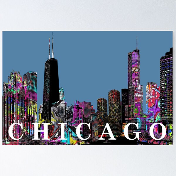 Artikel-Vorschau von Farbenfrohe urbane Straßenkunst aus Chicago, designt und verkauft von Phat Dog Designs .