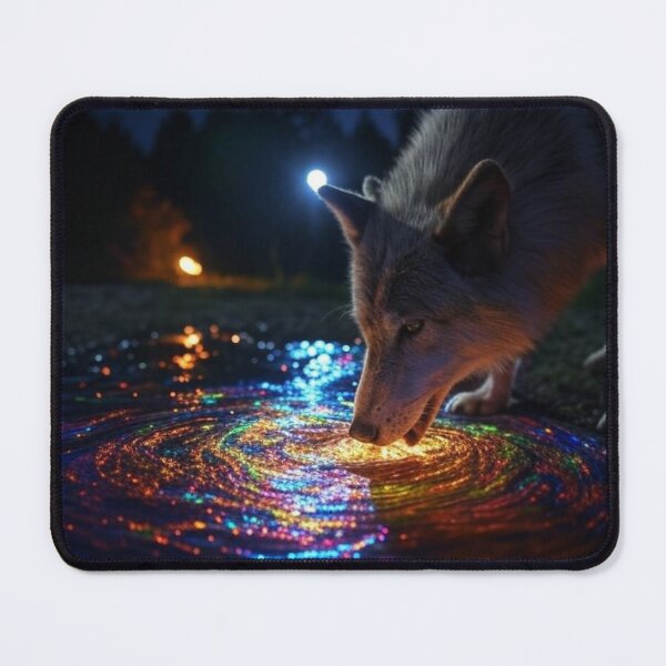 Artikel-Vorschau von Wolf Moon Pool 2, designt und verkauft von CozyManCreation.