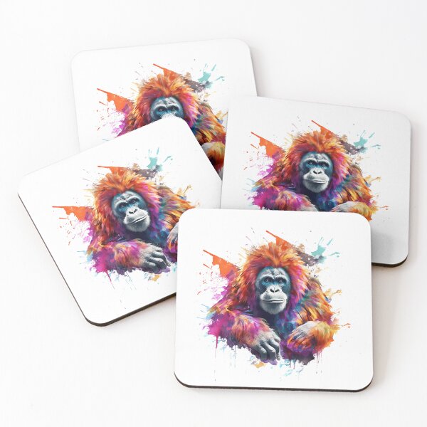 Item preview, Orangutang | Watercolor | Wild Animal | Animal | Zoo | Wildlife | Lifestyle | Bold Colors  designed and sold by mwinter2205.