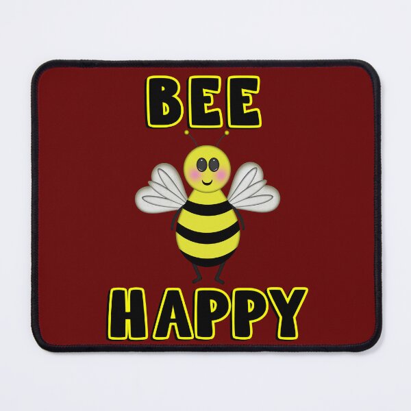 Item preview, BEE HAPPY Cartoon Honeybee  designed and sold by carolina1.
