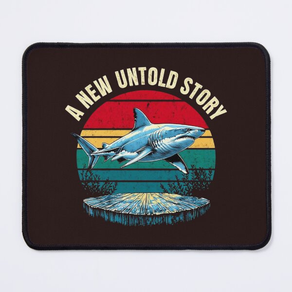 Item preview, A New Untold Story – Vintage Shark Adventure designed and sold by Unleashing Style .