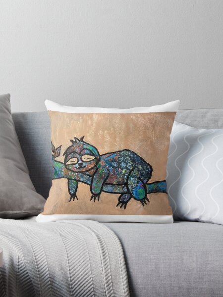 Item preview, Whimsical Sleeping Sloth designed and sold by Dorothea Neumann.