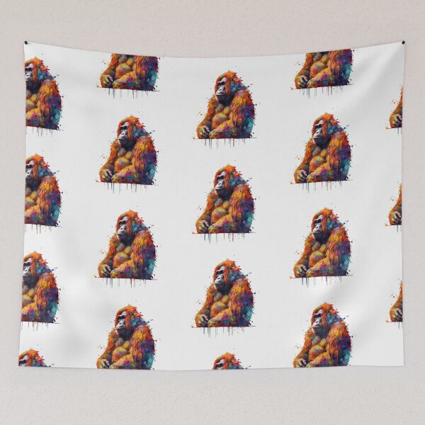 Item preview, Orangutang | Watercolor | Wild Animal | Animal | Zoo | Wildlife | Lifestyle | Bold Colors  designed and sold by mwinter2205.