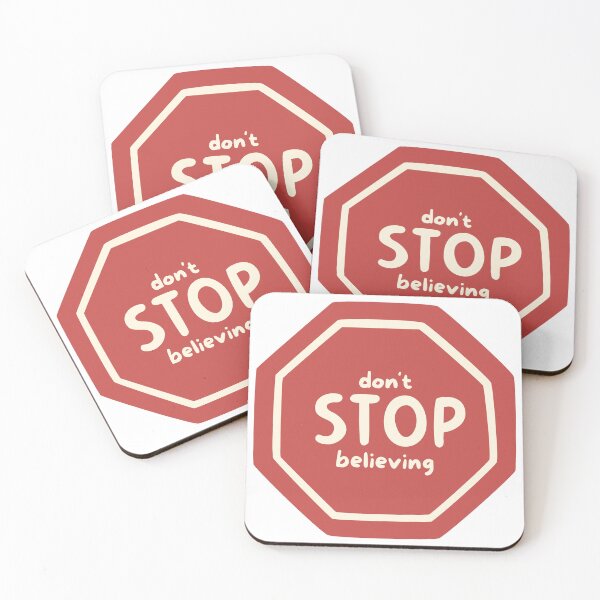 Item preview, Don't stop believing designed and sold by catiemo.