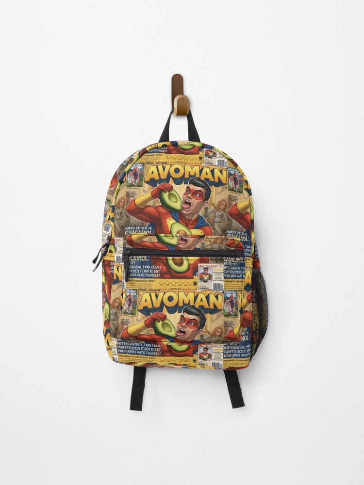 Thumbnail 1 of 3, Backpack, Avo Man designed and sold by humanalien.