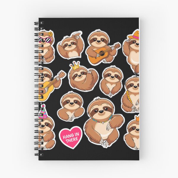 Item preview, Sloth Party Sticker Design by Steezee designed and sold by SteezeeStore.