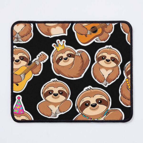 Item preview, Sloth Party Sticker Design by Steezee designed and sold by SteezeeStore.