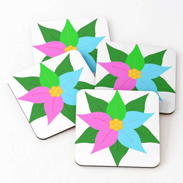 Item preview, Poinsettia Pride Flag Polysexual designed and sold by HarveyHandcraftsandDesigns.