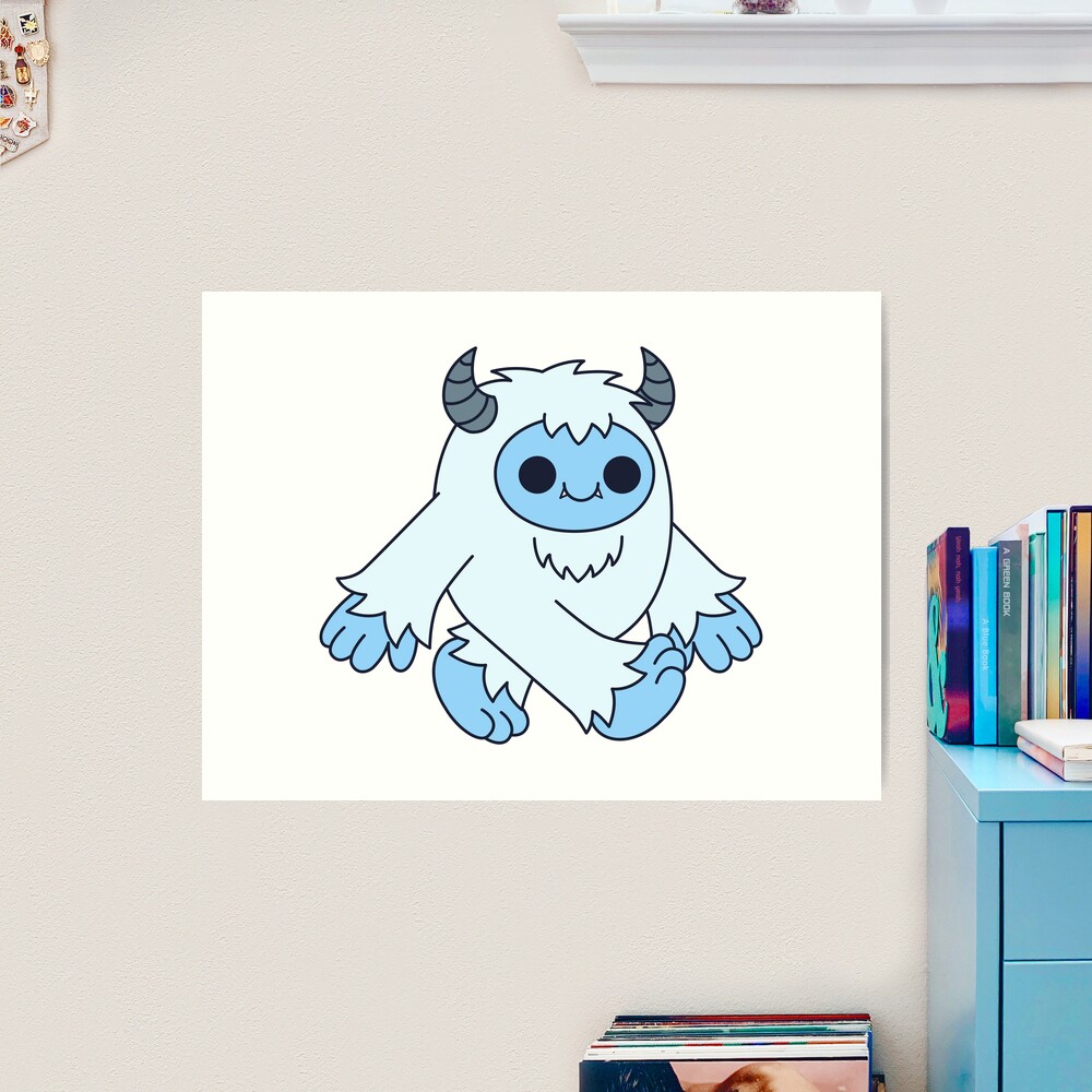 Chibi Kawaii Yeti - Cute Monsters - Magnet